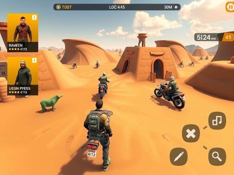Arid Aces multiplayer battle scene